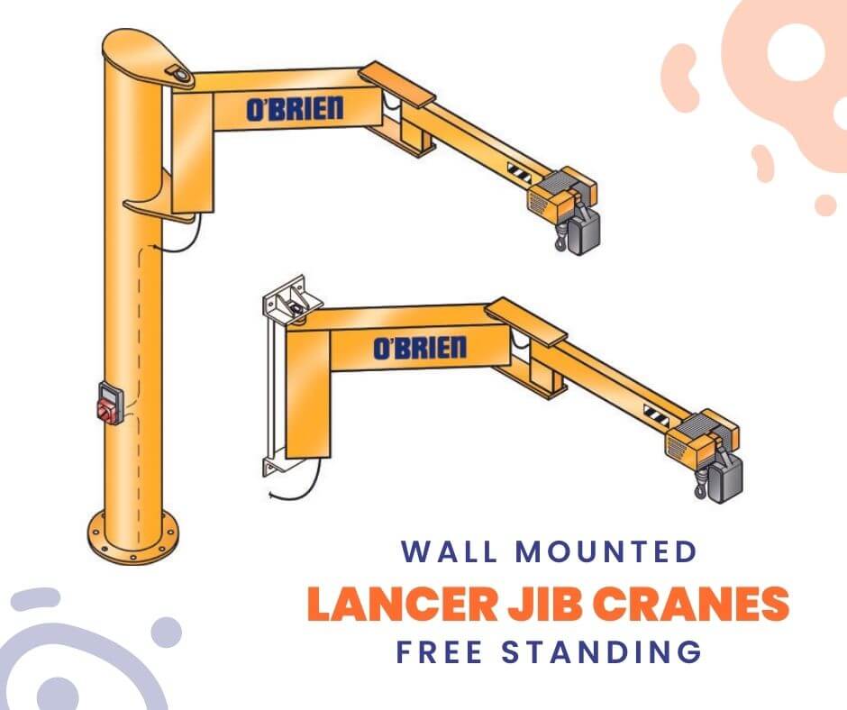 Lancer Jib Crane: Wall Mounted & Free-Standing Lancer Jib Crane