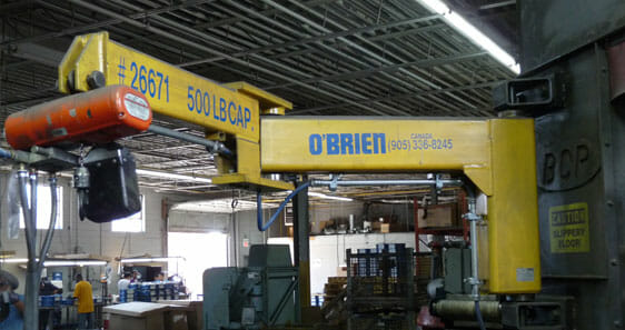 Jib Cranes O'Brien Lifting Solutions